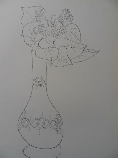 Henri MATISSE (d’après) : Petit vase - Lithographie signée 2