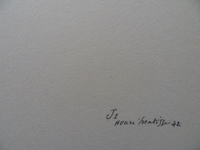 Henri MATISSE (d’après) : Petit vase - Lithographie signée 2