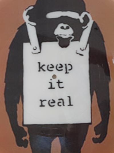 Banksy (d’après) -  Keep it Real, 2008, Vinyle 2