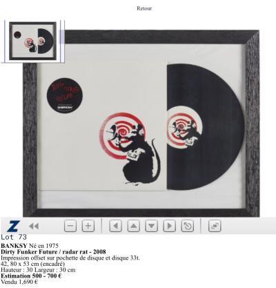 Banksy x Dirty Funker  - Futur (Gris), 2008, Vinyle 2