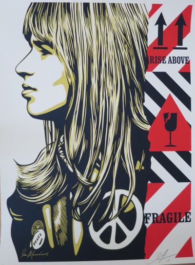 Shepard FAIREY (Obey) - Fragile Peace - Sérigraphie signée et numérotée 2
