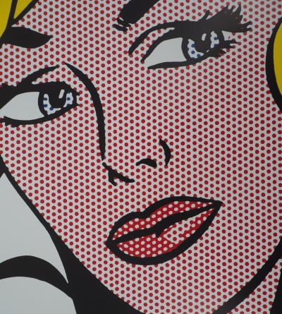 Roy LICHTENSTEIN (d’après) - May Be Girl - Affiche originale d’époque 2
