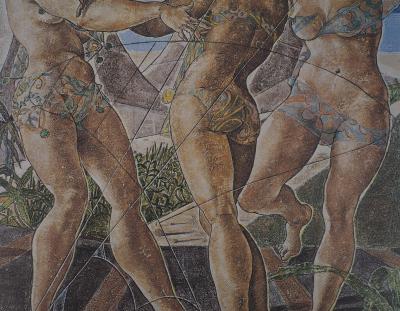 Maria MORGAN-SNELL : Les trois Grâces - Lithographie Originale Signée 2