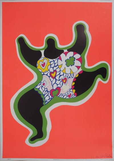 Niki de SAINT PHALLE (d’après) : Nana qui danse - Tirage Offset Signée 2