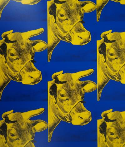 Andy WARHOL (d’après) - 100 vaches - Affiche originale 2