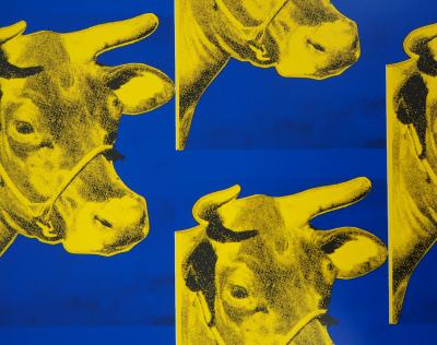 Andy WARHOL (d’après) - 100 vaches - Affiche originale 2