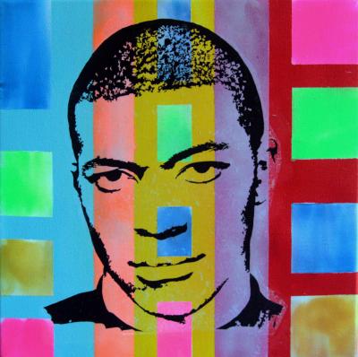 PyB KILIAN MBAPPE portrait street art 2