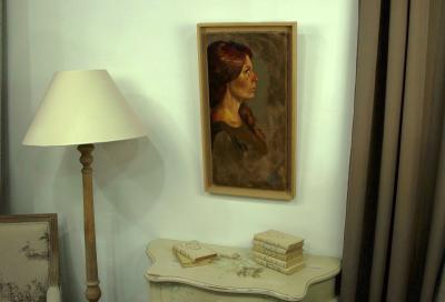 Jean-Christophe Gondouin : Christelle, 2018 , Peinture , Oeuvre signée à la main 2
