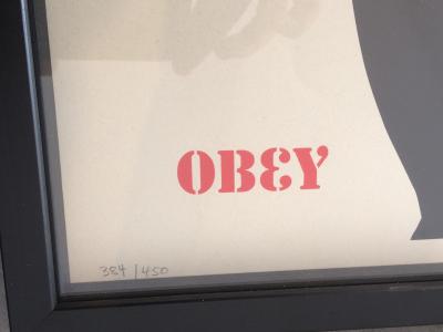 Shepard FAIREY (Obey) - Jasper Johns, 2001 - Sérigraphie signée 2