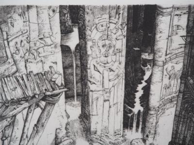 Philippe MOHLITZ : La nasse - Gravure Originale Signée 2