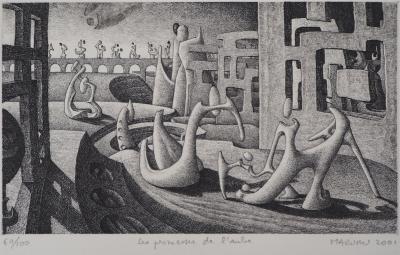 Didier MAZURU : Les promesses de l’aube - Gravure Originale Signée 2