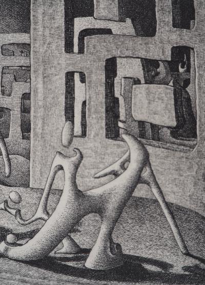 Didier MAZURU : Les promesses de l’aube - Gravure Originale Signée 2