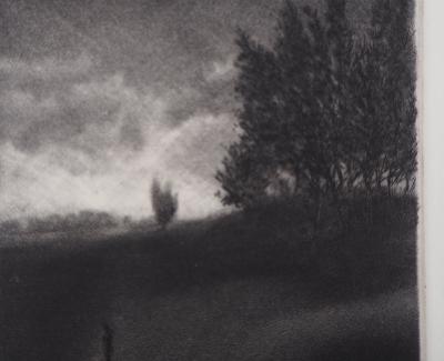 Albert WODA : Où est la source - Gravure Originale Signée 2