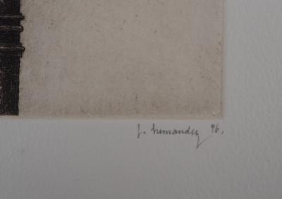 José HERNÁNDEZ : Alhambra - Gravure Originale Signée 2