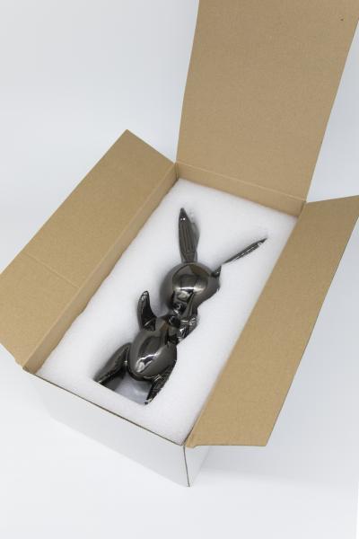 Jeff Koons (d’après) - Black Rabbit - Alliage de zinc 2