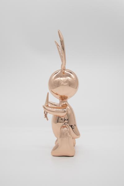 Jeff Koons (d’après) - Rose Gold Rabbit - Alliage de zinc 2
