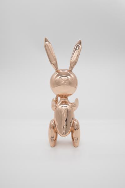 Jeff Koons (d’après) - Rose Gold Rabbit - Alliage de zinc 2