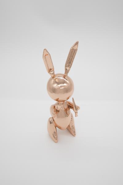 Jeff Koons (d’après) - Rose Gold Rabbit - Alliage de zinc 2