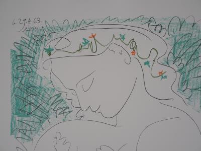 Pablo PICASSO (d’après) : Maternité, grand modèle - Lithographie signée 2