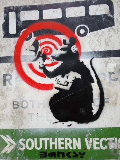 Banksy (né vers 1974), Panneau, GB, vers 2016 2