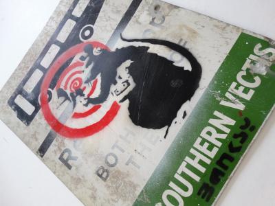 Banksy (né vers 1974), Panneau, GB, vers 2016 2