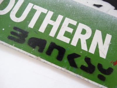 Banksy (né vers 1974), Panneau, GB, vers 2016 2