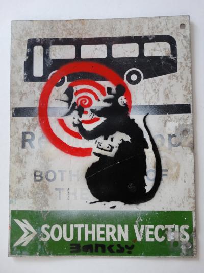 Banksy (né vers 1974), Panneau, GB, vers 2016 2
