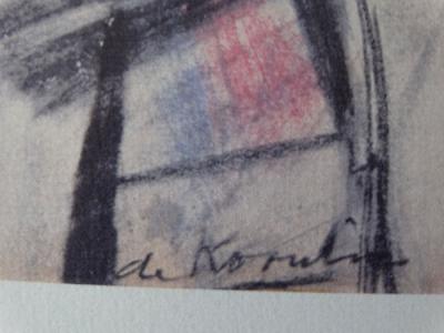 Willem de Kooning (d’après) - Composition, lithographie 2