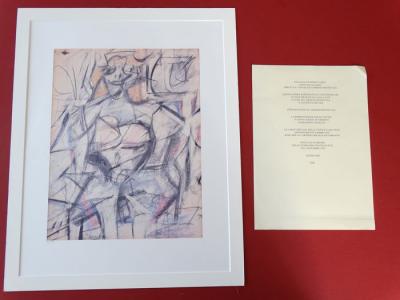 Willem de Kooning (d’après) - Composition, lithographie 2