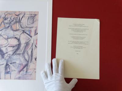 Willem de Kooning (d’après) - Composition, lithographie 2