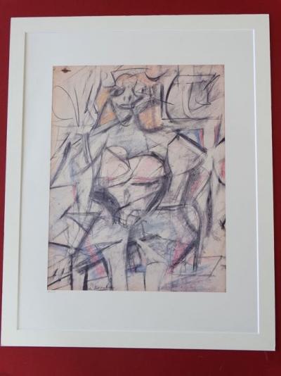 Willem de Kooning (d’après) - Composition, lithographie 2