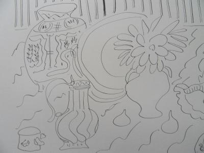 Henri MATISSE (d’après) : Nature morte à la coquille - Lithographie signée, 1943 2