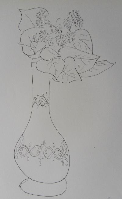 Henri MATISSE (d’après) : Bouquet de fleurs - Lithographie signée, 1943 2