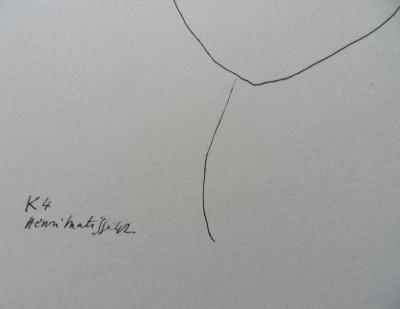 Henri MATISSE (d’après) : L’Odalisque, 1943 - Lithographie signée 2