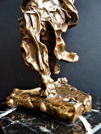 Salvador Dali - Alma Del Quijote, 1975 - Sculpture en Bronze 2