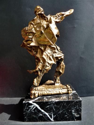 Salvador Dali - Alma Del Quijote, 1975 - Sculpture en Bronze 2