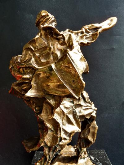 Salvador Dali - Alma Del Quijote, 1975 - Sculpture en Bronze 2
