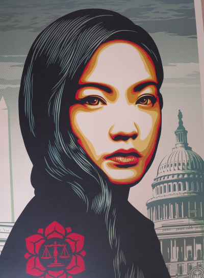 Shepard Fairey (Obey) We The Future  Rise to Rewrite the law numéroté 2
