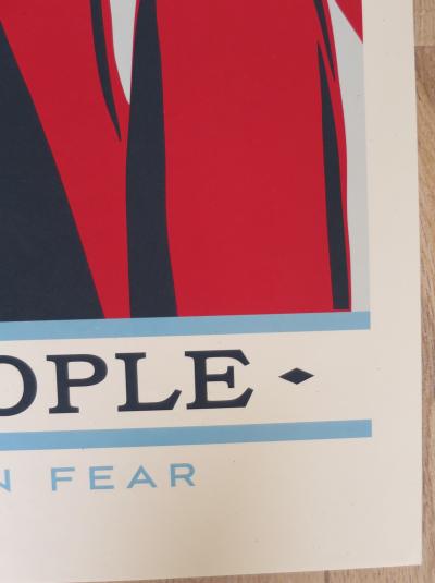 Shepard FAIREY (Obey) - We Love People Are greater than fear - Impression offset 2