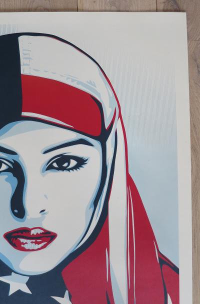 Shepard FAIREY (Obey) - We Love People Are greater than fear - Impression offset 2