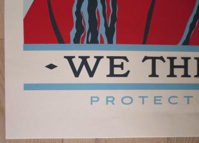 Shepard FAIREY (Obey) - We Love People Protect Each Other - Sérigraphie 2