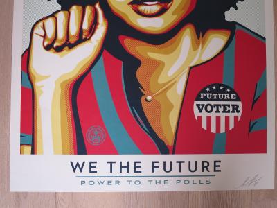 Shepard FAIREY (Obey) - We The Future  Power To The Polls 2