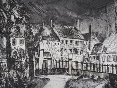Claude BRETON : Amiens - Gravure Originale Signée 2