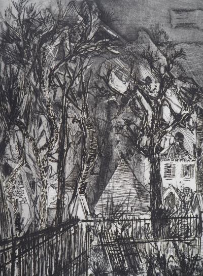 Claude BRETON : Amiens - Gravure Originale Signée 2