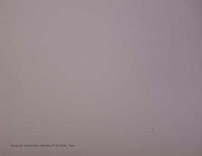 Pablo PICASSO (d’après) - Mère et enfant au fichu, 1966 -  Affiche originale 2