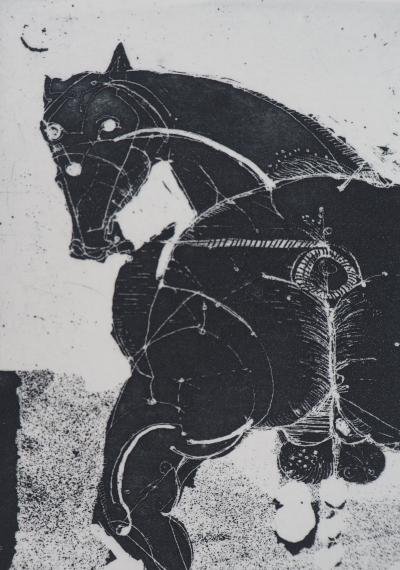 BALTAR : Les chevaux du temps - Gravure Originale Signée 2