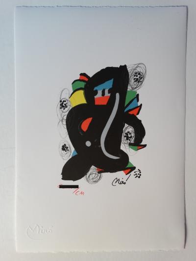 Joan Miro - La mélodie acide Chromolithographie 2