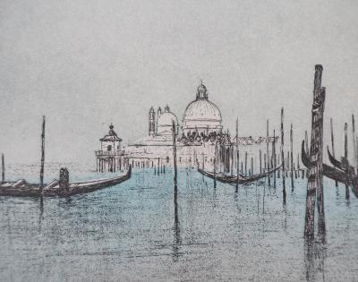 Bernard LOUEDIN : Venise, La cité lagunaire - Gravure Originale Signée 2