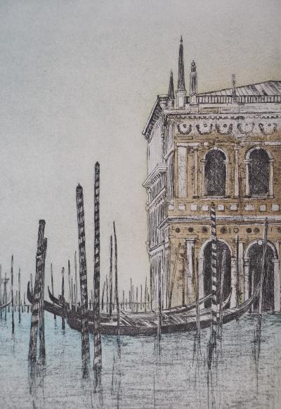 Bernard LOUEDIN : Venise, La cité lagunaire - Gravure Originale Signée 2