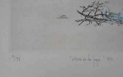 Bernard LOUEDIN : L’hiver de la poupée - Gravure Originale Signée 2
